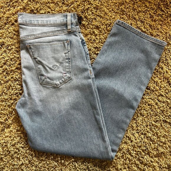 HUDSON Nico Mid-Rise Straight Ankle Jeans in Light Wash Size 28 New without Tags - Picture 4 of 6